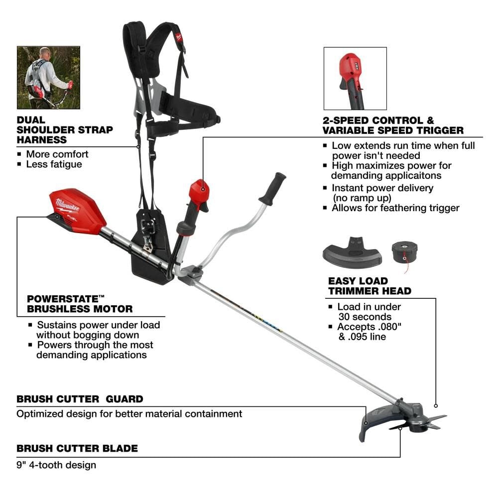 Milwaukee M18 Fuel Brush Cutter Bare Tool 3015 20 Simolary simolary.com 8