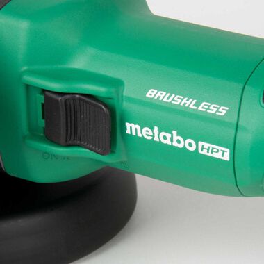Metabo HPT 36V MultiVolt 4-1/2" Disc Angle Grinder, Slide Switch (Bare Tool), large image number 8