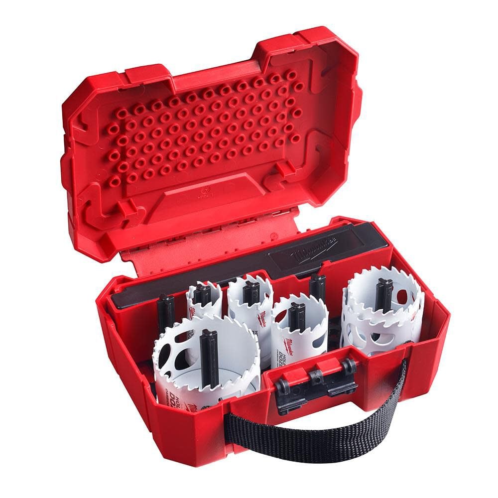 Milwaukee HOLE DOZER with Carbide Teeth Electrician Hole Saw Kit 10pc – 49-22-3084