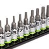 GripEdge Tools RPT 1/4 Inch Drive Short Hex Driver Set SAE 11 Pieces, small image number 3