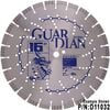 Diteq Guardian 16 Inch Super Premium Segmented Turbo Rim Diamond Blade for Concrete, Asphalt, and Green Concrete, small image number 1