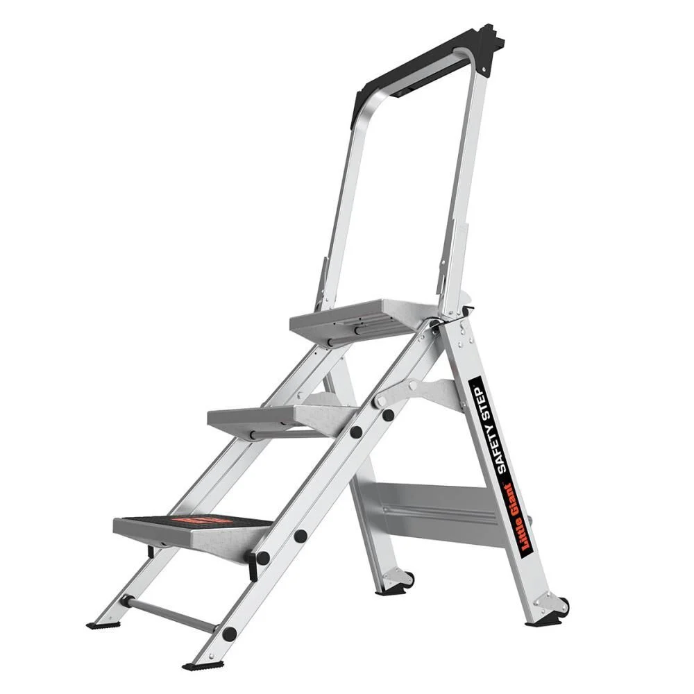Little Giant Safety Safety Step M3 Aluminum Type 1A Step Stool with Handrail, large image number 1