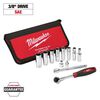 Milwaukee 12-Piece 3/8 in. Drive SAE Socket Set, small image number 1