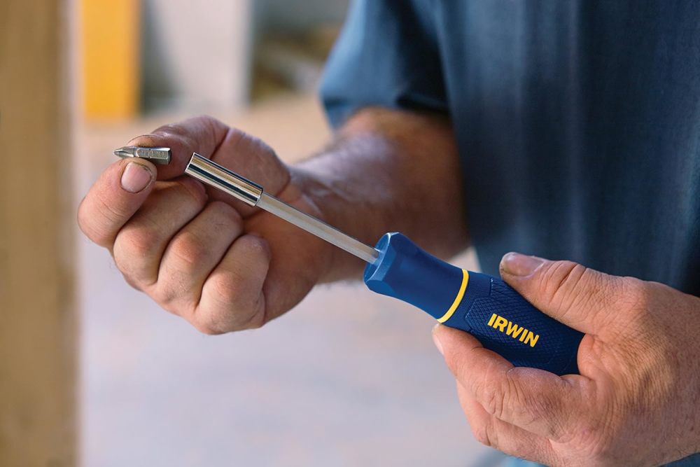 Irwin 5-Piece Slotted/Philips Muti-Bit Magnetic Screwdriver, large image number 5