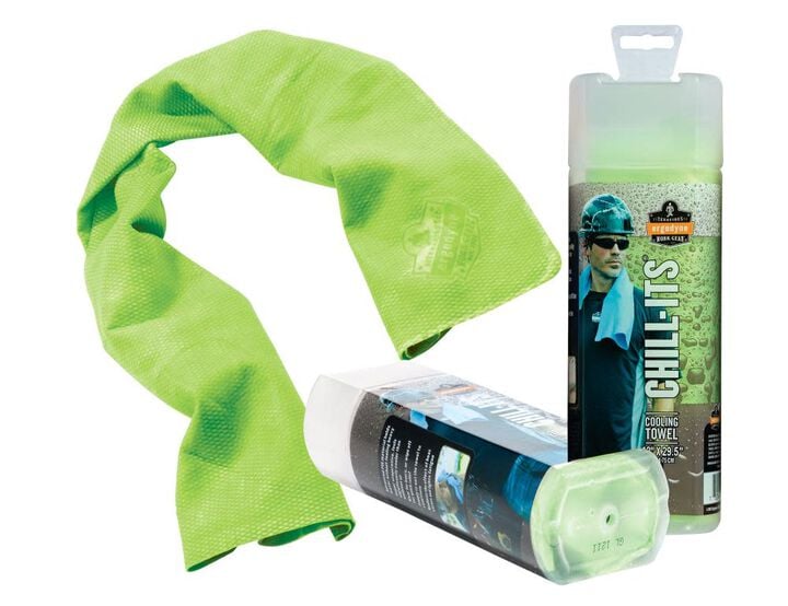 Ergodyne Chill-Its 6602 Evaporative Cooling Towel Lime