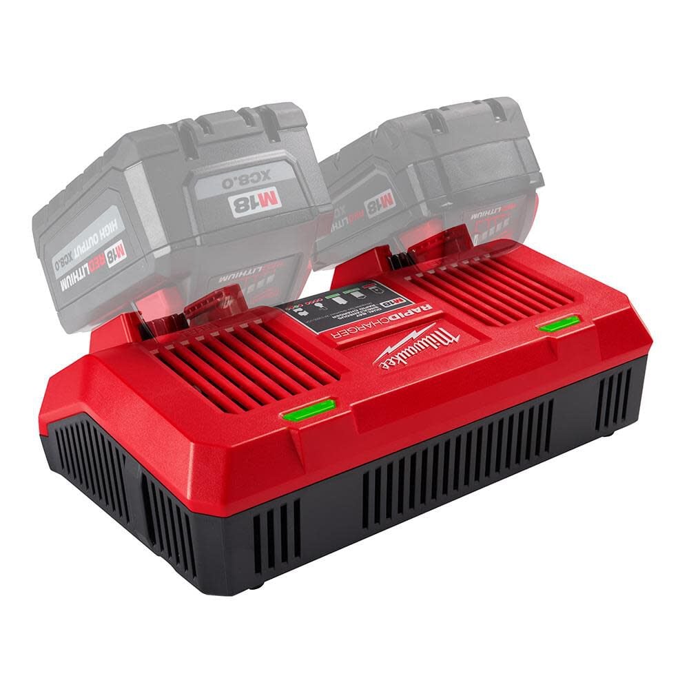 Milwaukee M18 Dual Bay Simultaneous Rapid Charger 48 59 1802 - Image 5