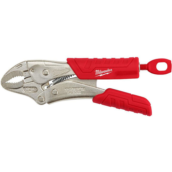 Milwaukee 5 in. TORQUE LOCK Curved Jaw Locking Pliers With Grip