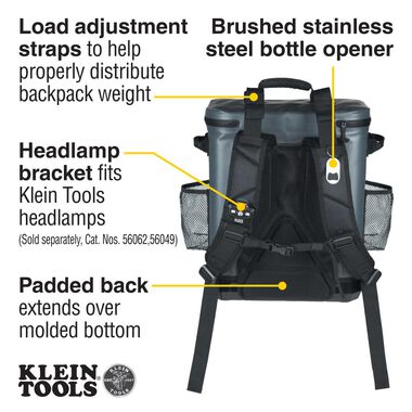 Klein Tools Backpack Cooler, large image number 2