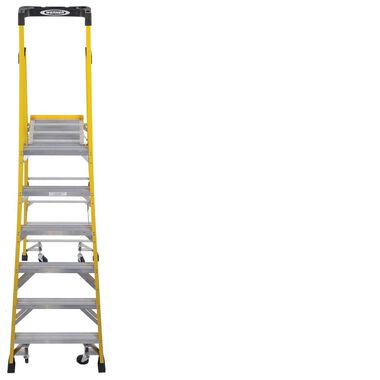 Werner Podium 6-ft Fiberglass 375-lb Type IAA Platform Ladder, large image number 4