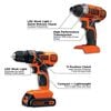 Black and Decker 20V Max 2 Tool Combo Kit, small