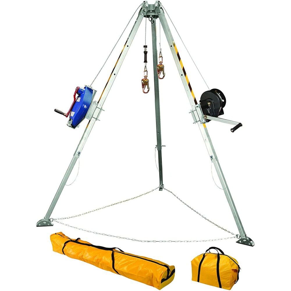Falltech 8′ Confined Space Tripod System with 60′ SRL-R – 7509