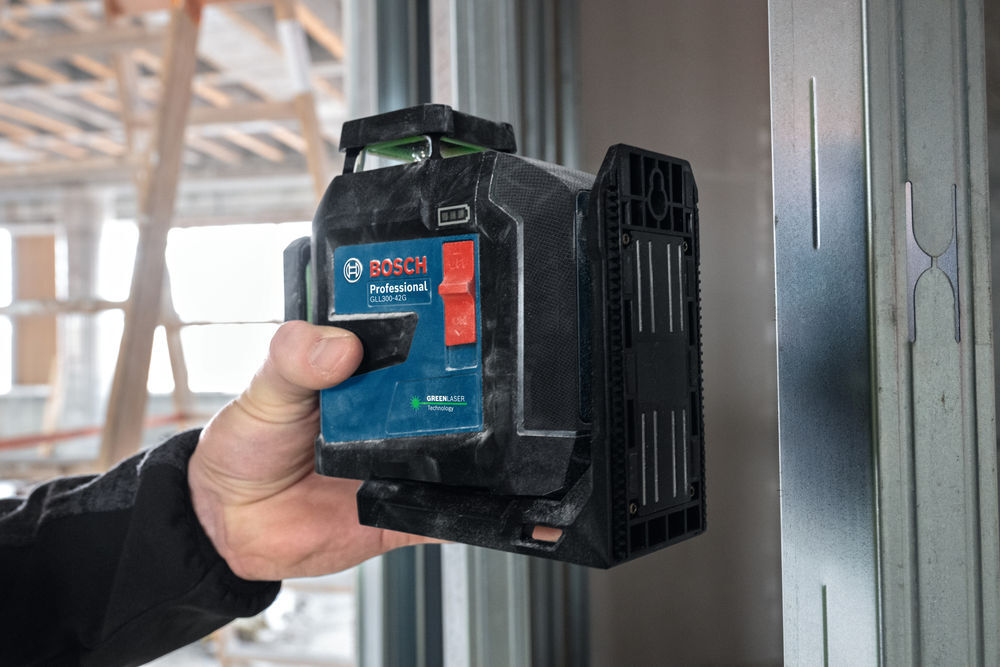 Bosch 3.7V 360-Degree Green-Beam Three-Plane Leveling and Alignment Laser, Reconditioned, large image number 10