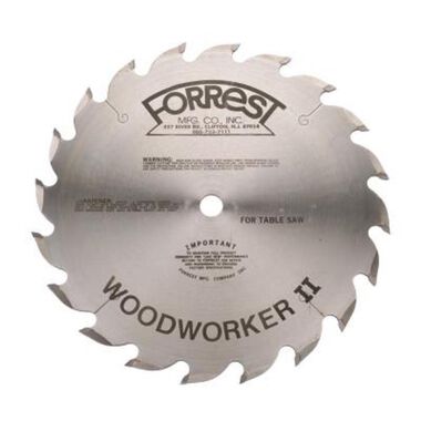 Forrest Woodworker II 10In x 20T ATB+R Blade, large image number 0