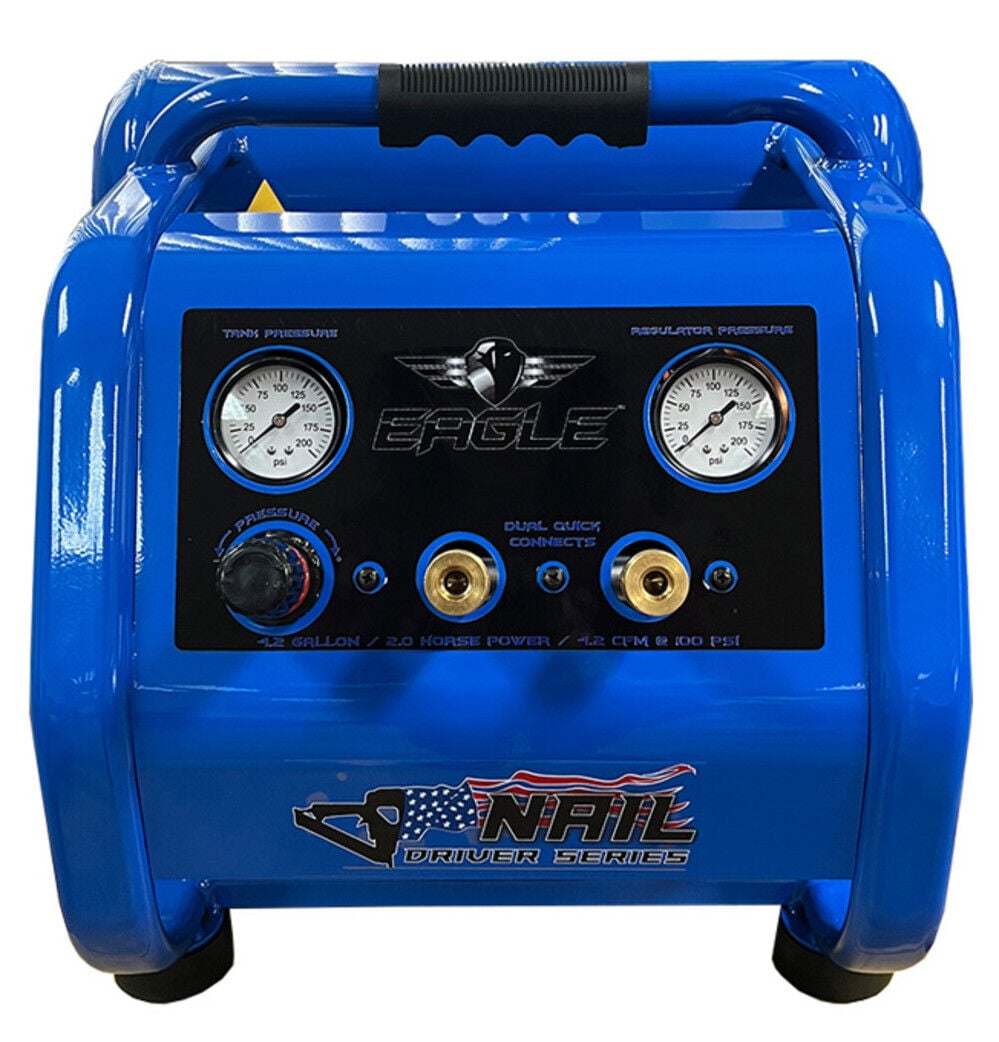 Eagle Compressor 2HP 4.2 Gallon Twin Stack Air Compressor, large image number 1