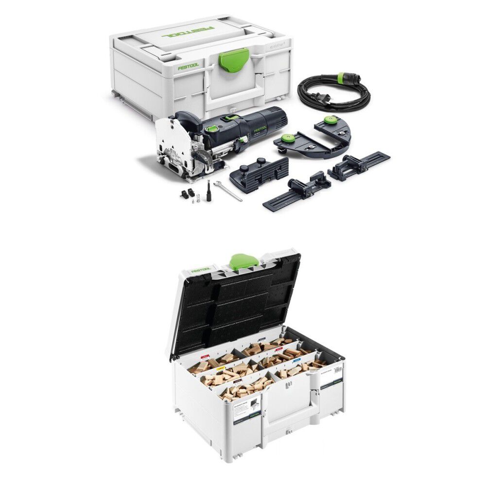 Festool Domino Joiner DF500 Q-Set, Tenon Assortment DS Beech Range Bundle, large image number 1