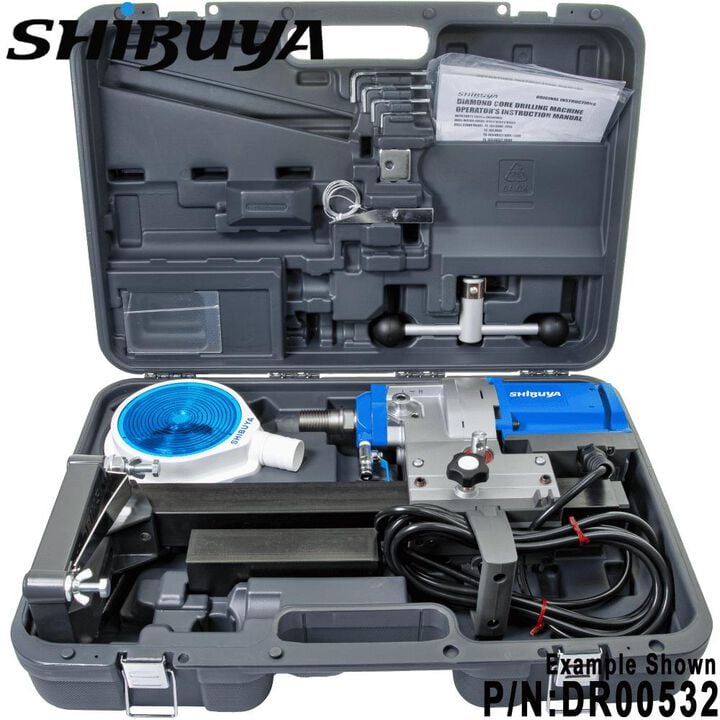 Diteq TS-165Pro Fixed Base Core Drill with Carrying Case