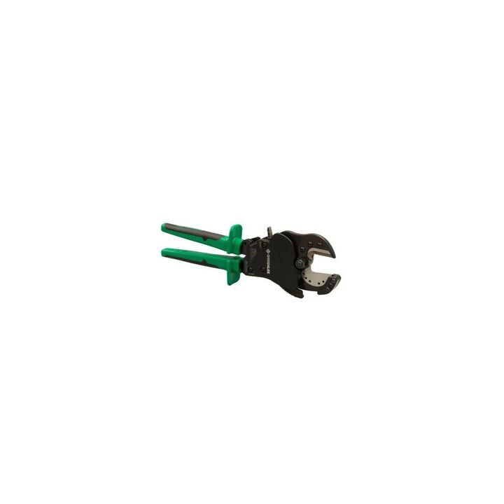 Greenlee Ratchet ACSR Cutter 11.25in Cushioned Grip Open Jaw, large image number 1