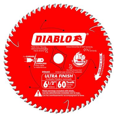 Diablo Tools Ultra Finish Circular Saw Blades