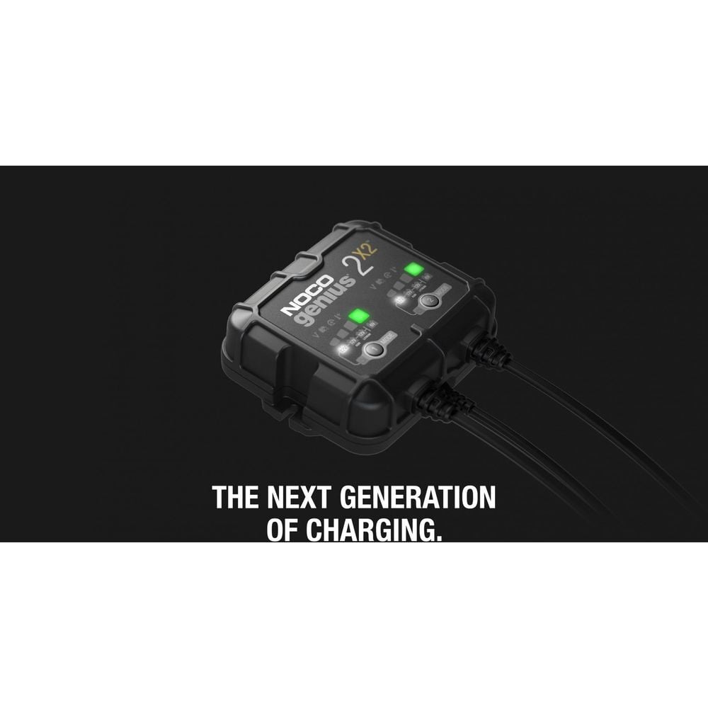 Noco 6V/12V 4A Multi-Voltage 2-Bank Smart Battery Charger, large image number 6
