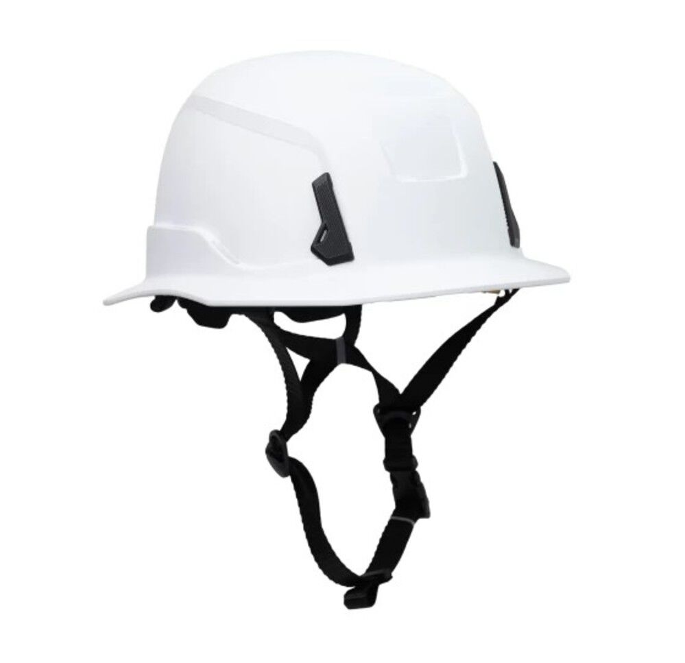 SECURIS Type II Class E Electrical Grade Full-Brim Hard Hat White, large image number 1