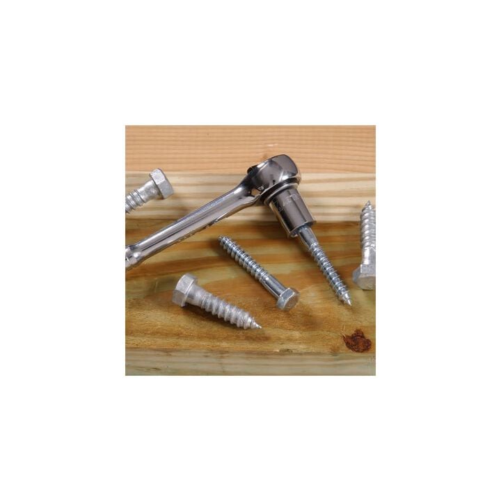 Hillman 1/2-13 x 8in Zinc Hex Lag Screw 25pk, large image number 3