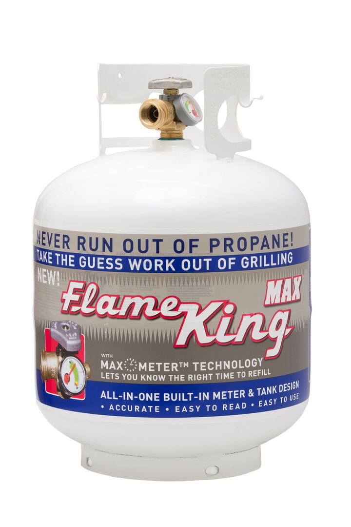Flame King 20 Lbs Portable Propane Cylinder with OPD and Gauge Empty