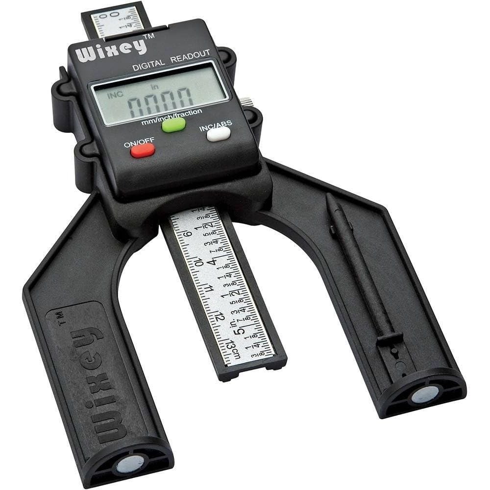 Wixey 3 Inch Battery-Powered Mini Digital Height Gauge with Fractions, large image number 1