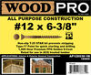 Woodpro (1000) #12 x 6-3/8 In. All Purpose Wood Screws, small