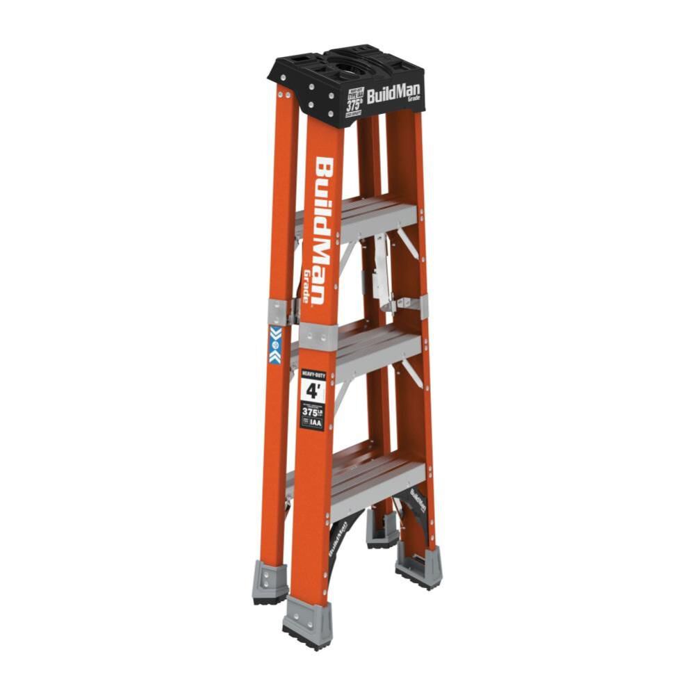 Metaltech 4 Foot Fiberglass Step Ladder Grade 1AA, large image number 2