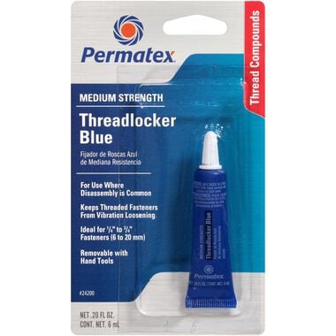 Permatex Medium Strength Threadlocker Blue, large image number 0