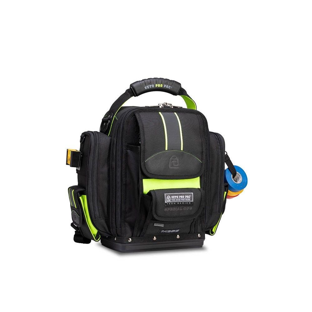 Veto Pro Pac 45 Lbs X-Large Zippered Meter Bag, Black/Hi-Viz Yellow, large image number 13