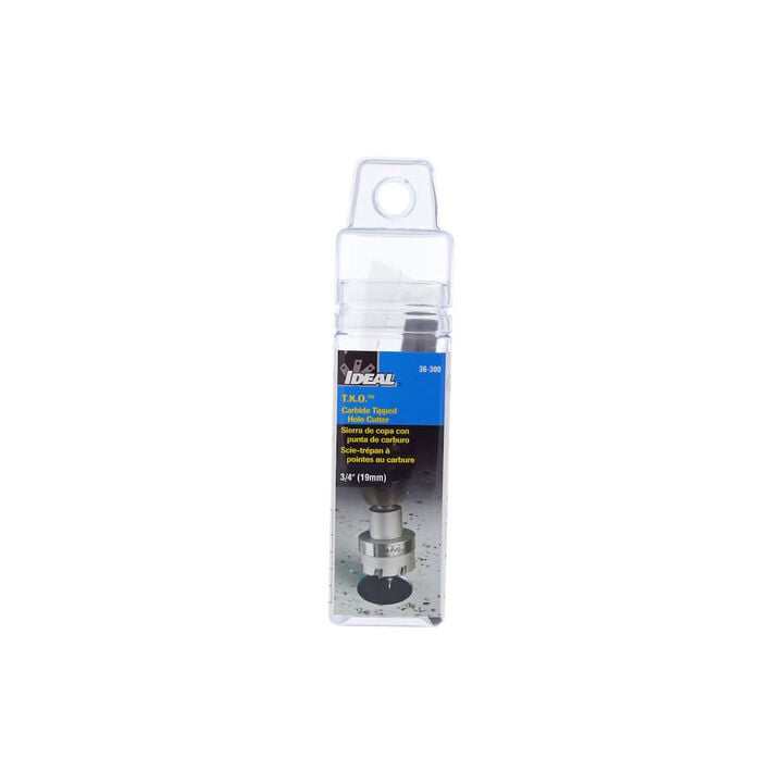 Ideal Industries TKO 3/4 Inch Carbide-Tipped Hole Cutter for Sheet Metal and Steel, large image number 2