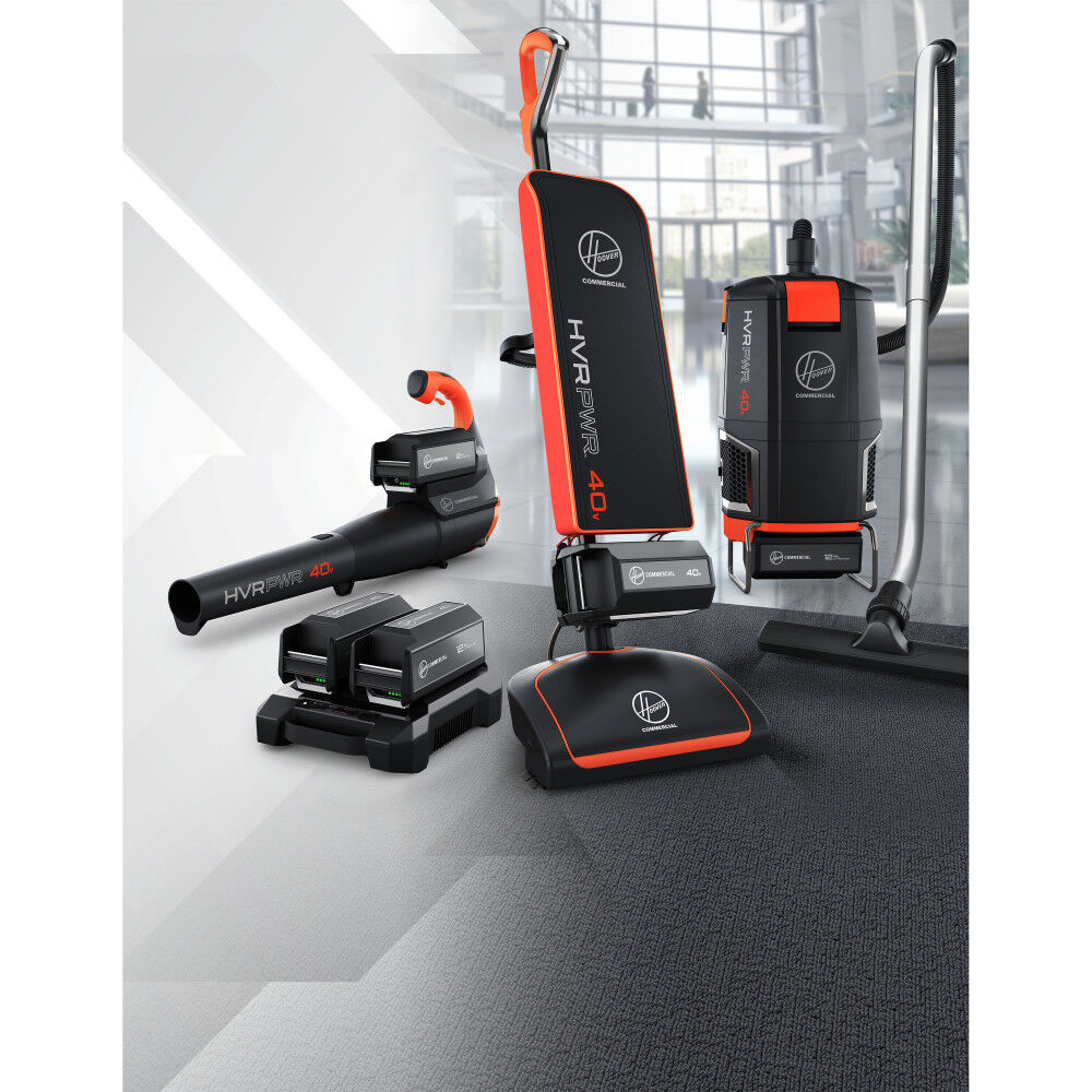Hoover Commercial Vacuum 40V 12Ah Battery 2pk & Dual Bay Charger Bundle, large image number 5