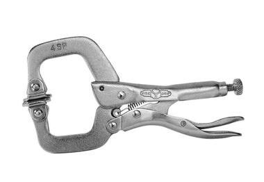 Irwin 4 In. Locking Clamp with Swivel Pads, large image number 0