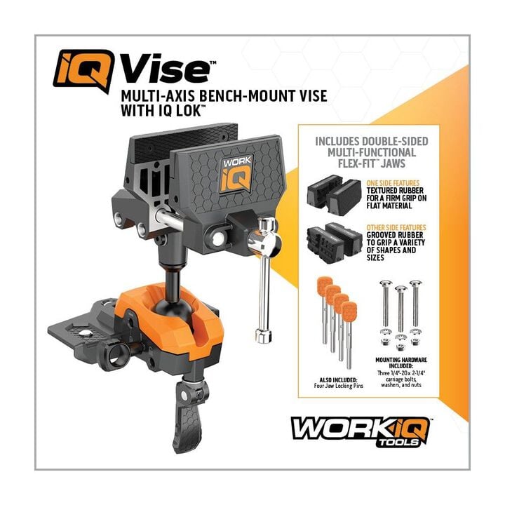 Work IQ 360 degree Multi-Axis Articulating Bench-Mount IQ Vise, large image number 9