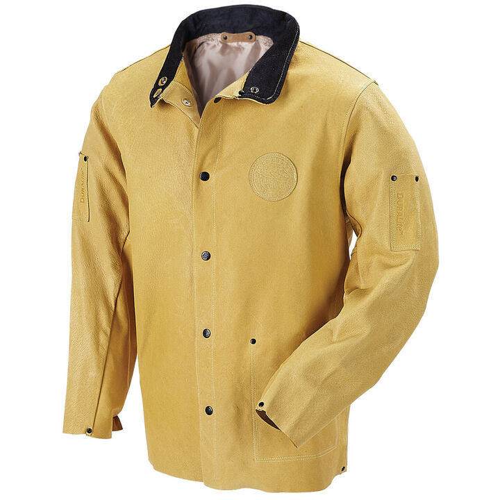 Black Stallion Welding Jacket Tan Premium Grain Pigskin 3X