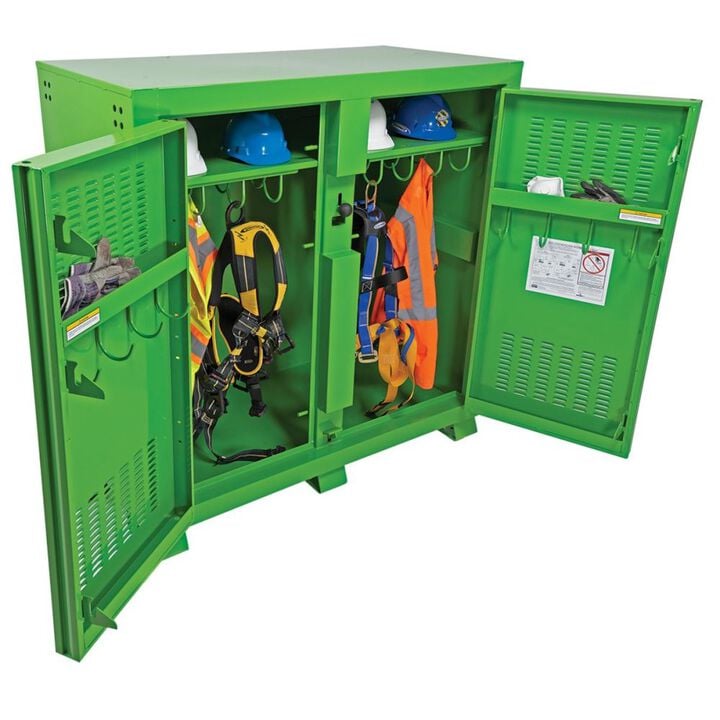 Knaack Model 139-SK-02 Safety Kage 59.4 Cu-Ft. Green Steel Cabinet, large image number 11