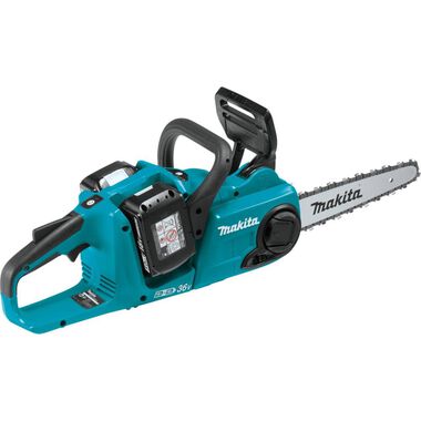 Makita 18V X2 (36V) LXT Chain Saw Kit 14in Cordless Brushless with 4 5.0Ah Batteries, large image number 9