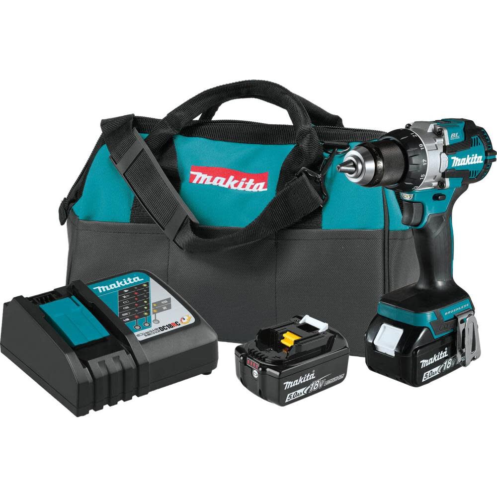 Makita 18V LXT Compact Brushless Cordless 1 2 in Hammer Driver