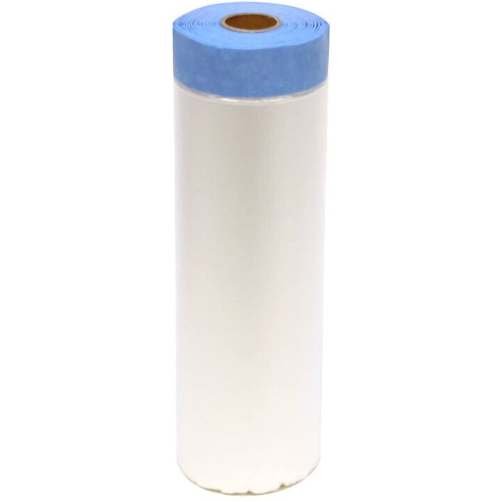 Trimaco Tape & Drape Clear Plastic Masking Tape 8 x 72'