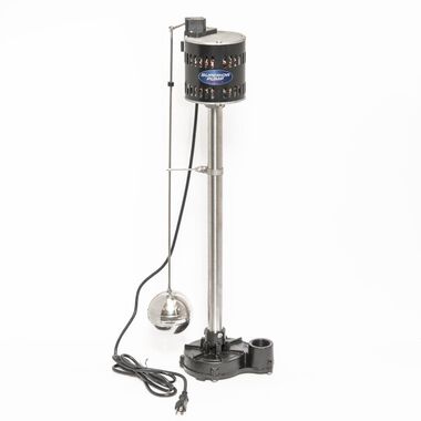 Superior Pump 1/2 HP Stainless Steel and Cast Iron Pedestal Sump Pump, large image number 11