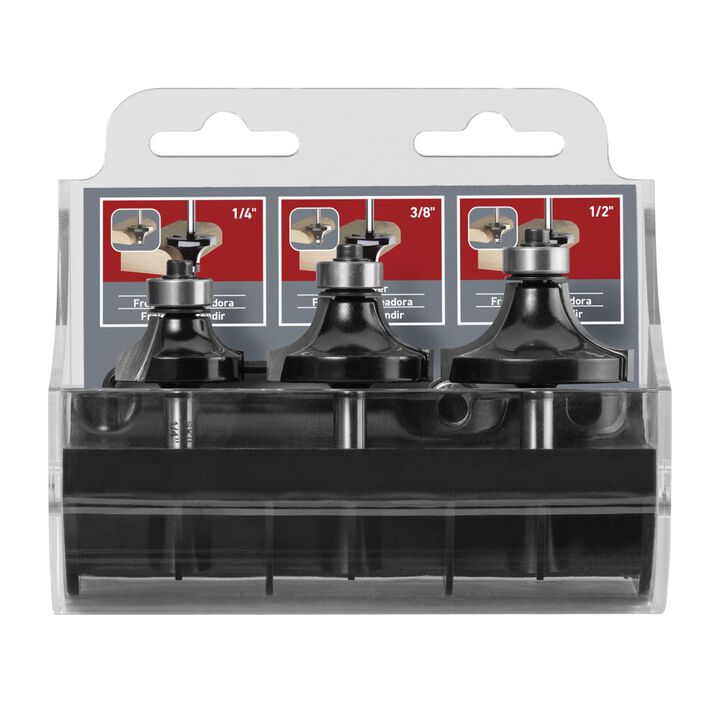 SKIL Carbide Roundover 3 Piece Set