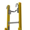 Werner Type IAA Fiberglass D-Rung Extension Ladder with Cable Hook, V-Rung, and LevelSafe Pro Leveler, small image number 3
