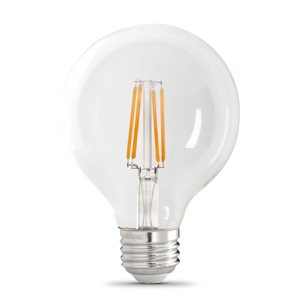 Feit Electric 100W G25 5000K Filament LED Bulb 3 Pack – G25100950CAFIL3