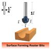 Bosch 1/8in x 1/4in Carbide Tipped Core Box Bit, small image number 2