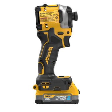 DEWALT ATOMIC Brushless Cordless 1/4in 3 Speed Impact Driver with POWERSTACK Compact Battery, large image number 8