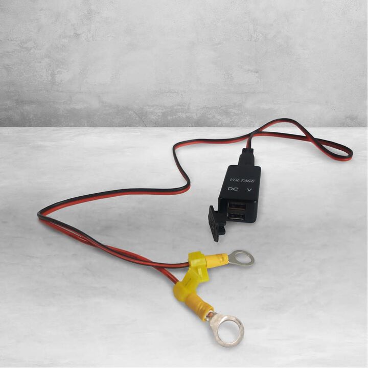 Dakota Lithium USB Phone Charger Voltmeter & Terminal Wiring Kit