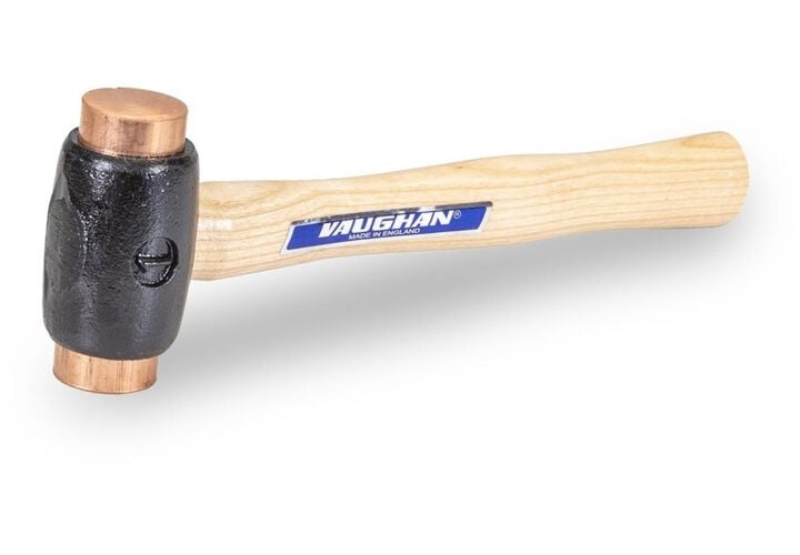 Vaughan 1.75 Lbs Copper Face Hammer with Hardwood Handle
