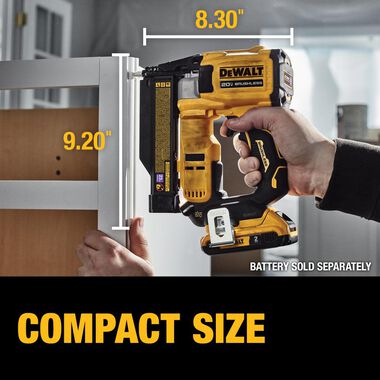 Vejrudsigt gentage Porto DEWALT ATOMIC Compact Series 20V MAX Pin Nailer 23 Gauge Bare Tool DCN623B  from DEWALT - Acme Tools