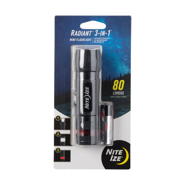 Nite Ize Radiant Flashlight 3 in 1 Mini Black